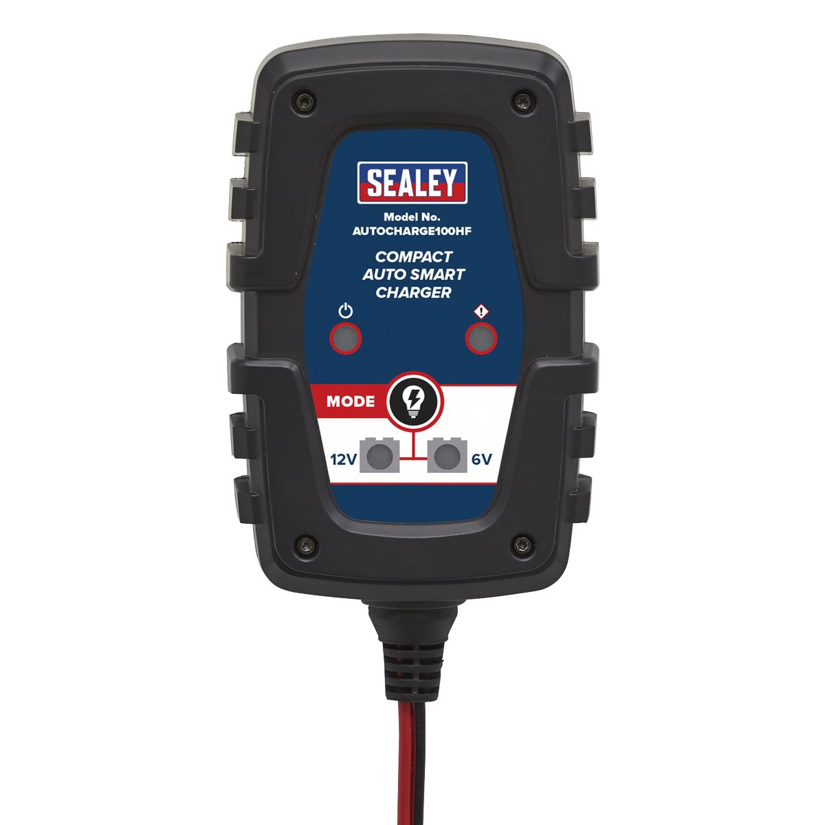 Sealey AUTOCHARGE100HF Compact Smart Trickle Charger & Maintainer 1A 6/12V Sealey
