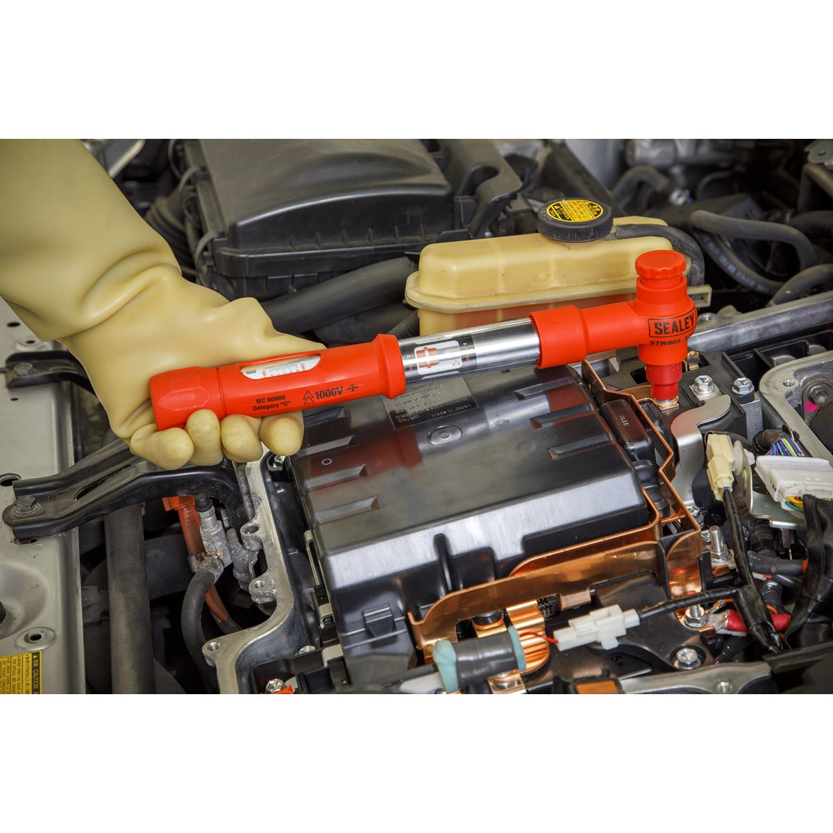 Sealey STW803 Torque Wrench Insulated 3/8"Sq Drive 12-60Nm Sealey