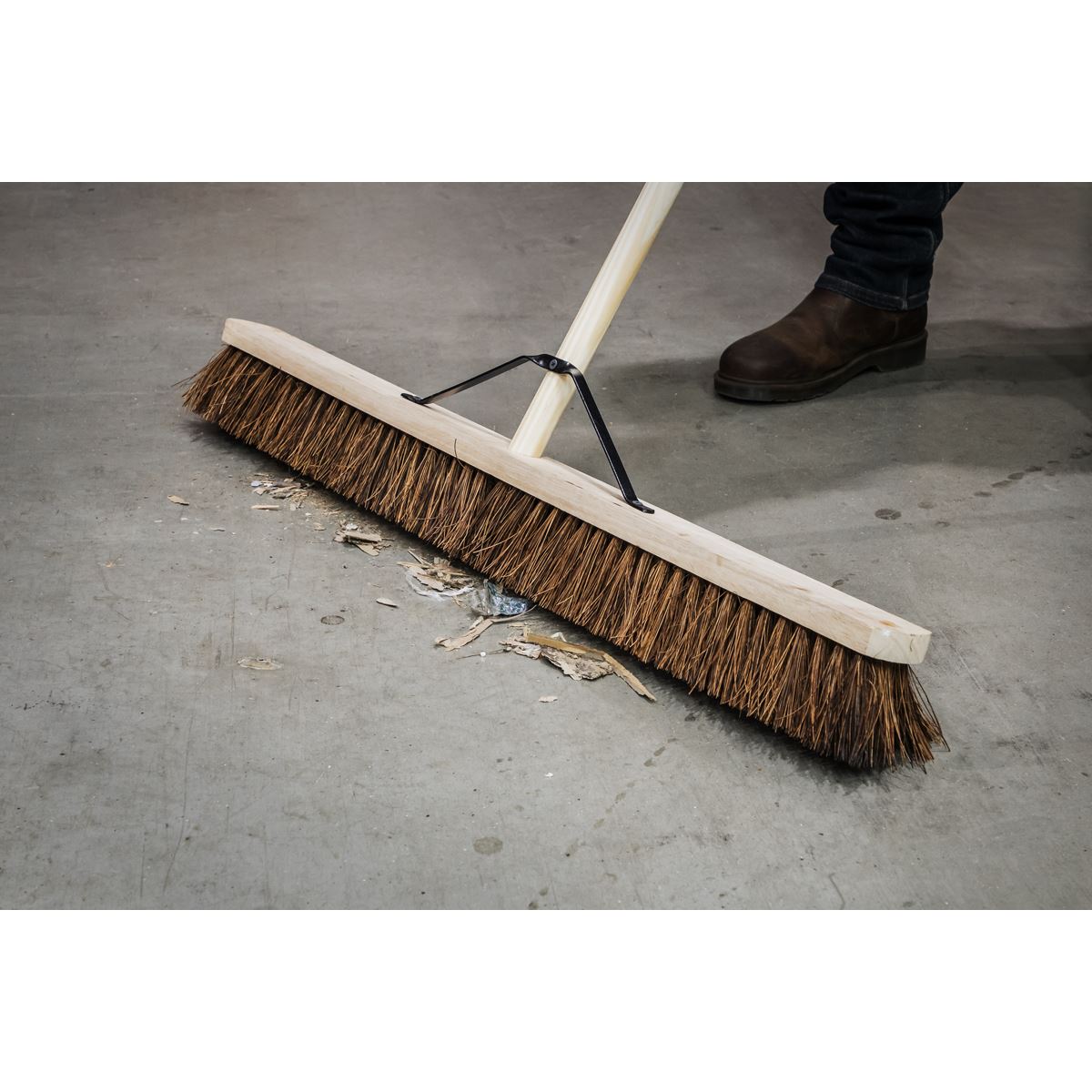 Sealey BM36H Broom 36"(900mm) Stiff/Hard Bristle Sealey