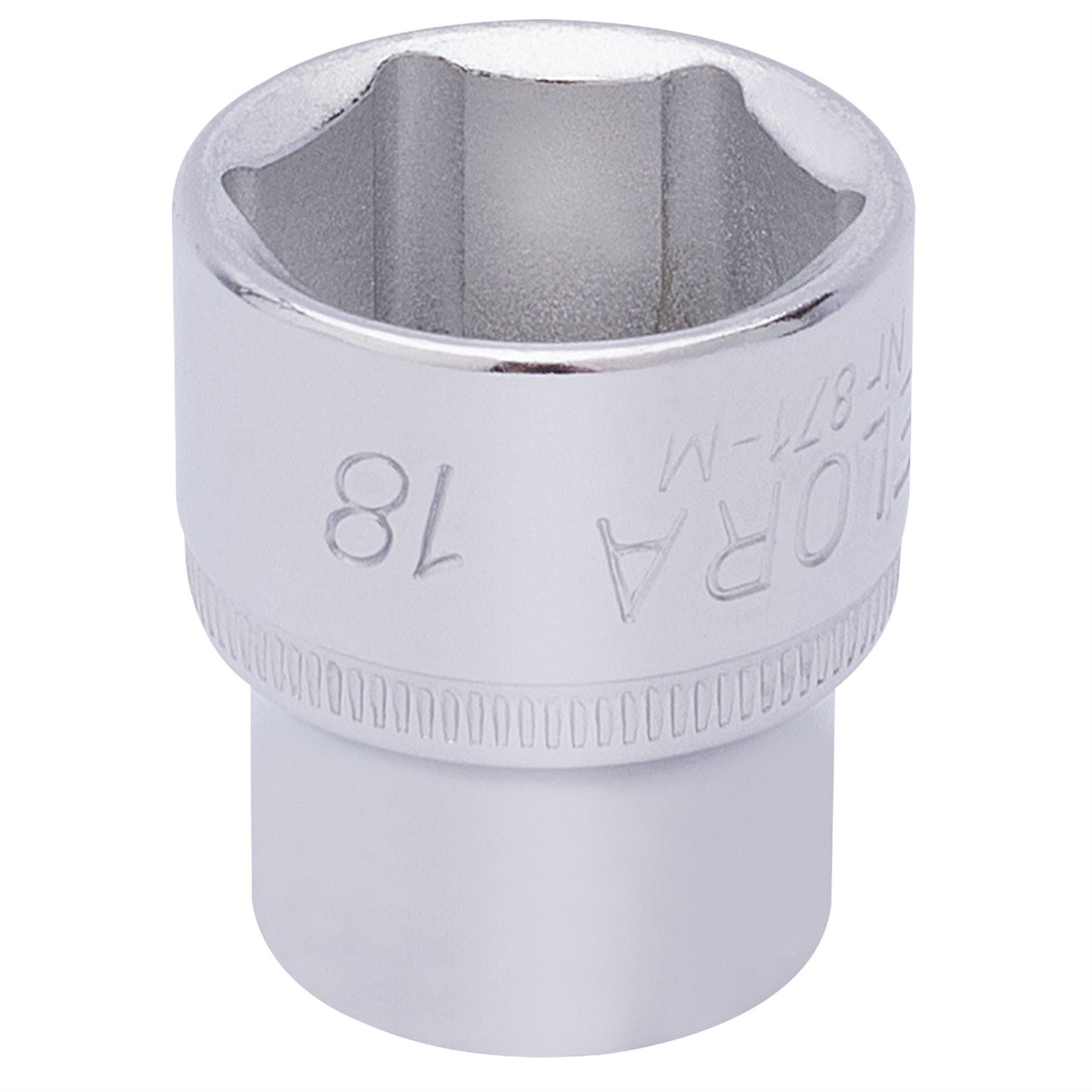Elora 15235 Hexagon Socket 3/8" Sq. Dr. 18mm Elora