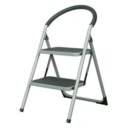 Sealey ASL2 Step Stool 2-Tread 150kg Capacity EN14183 Sealey