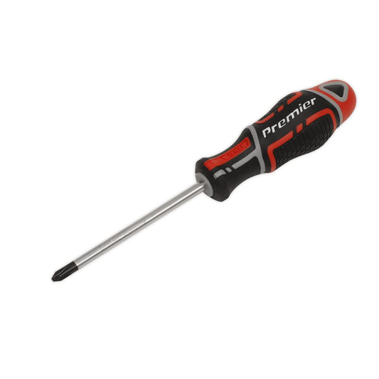 Sealey AK4366 Screwdriver Pozi #2 x 100mm GripMAX® Sealey