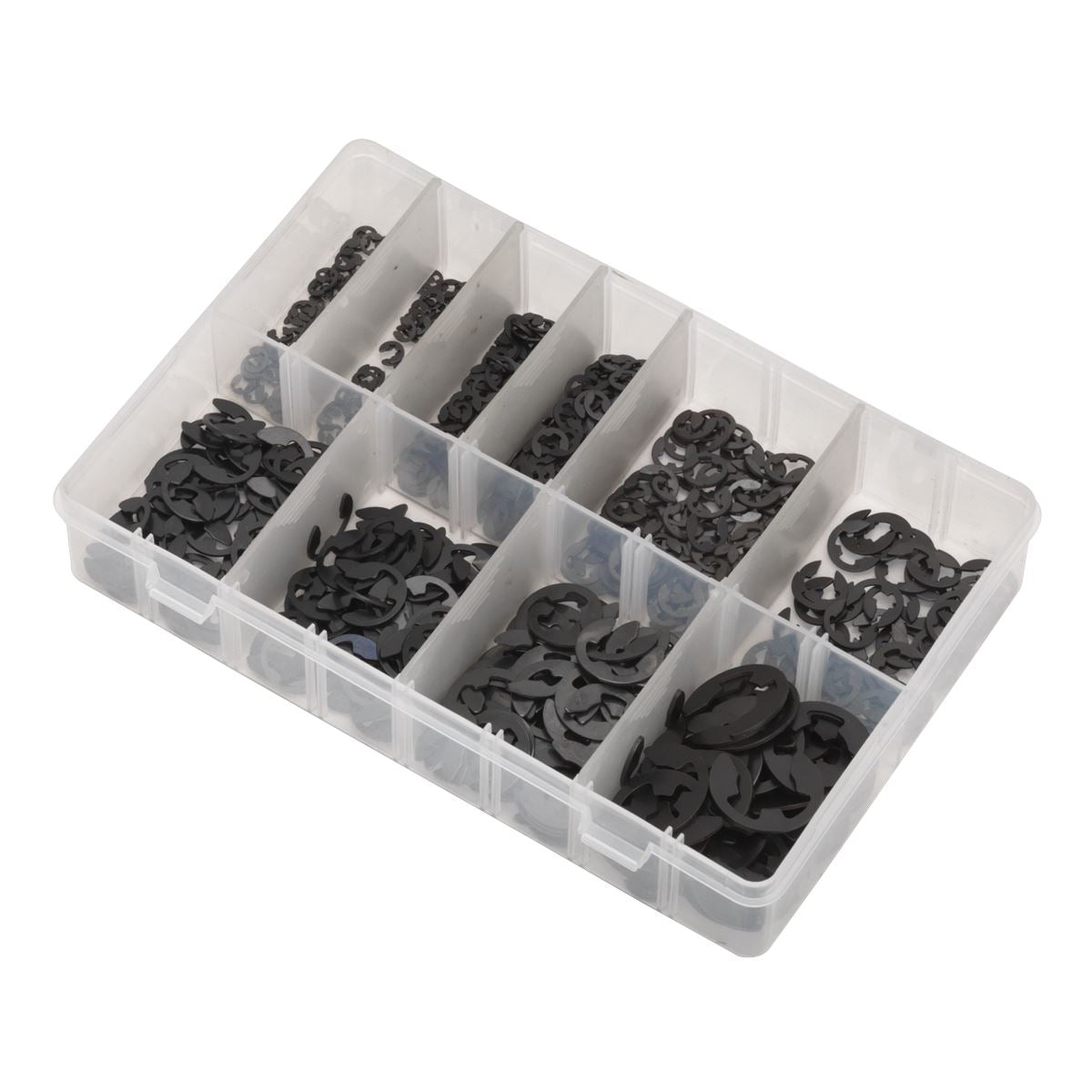 Sealey AB013ER E-Clip Retainer Assortment 800pc Imperial Sealey