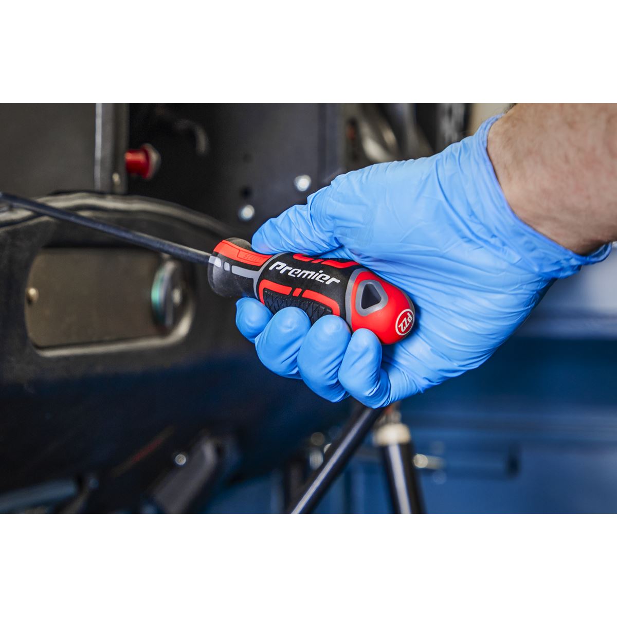 Sealey AK4372 GripMAX® Screwdriver Set Extra-Long 3pc Sealey