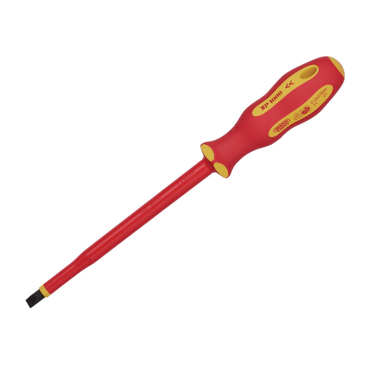 Draper 64426 XP1000® VDE Plain Slot Screwdriver 8.0 x 175mm Draper