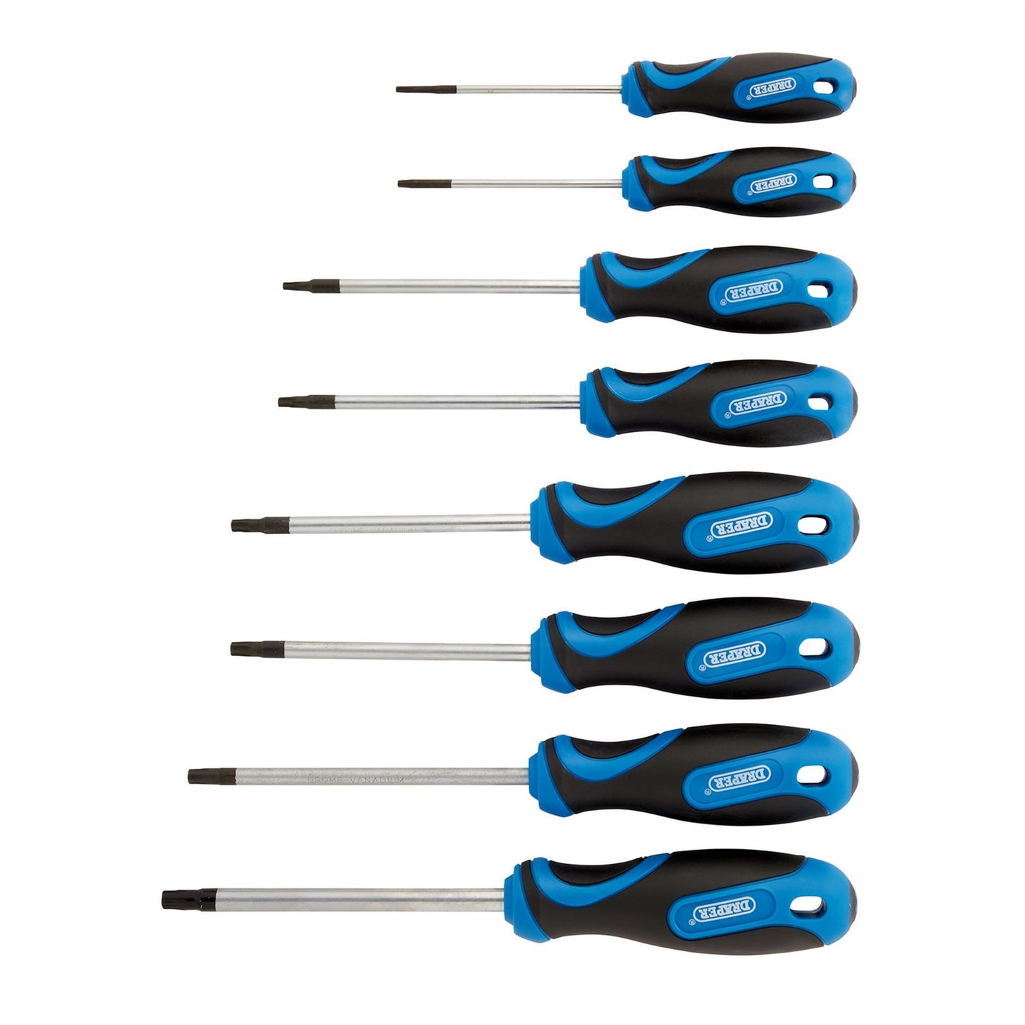 Draper 34251 TX-STAR® and TX-STAR® Security Soft Grip Screwdriver Set 8 Piece Draper