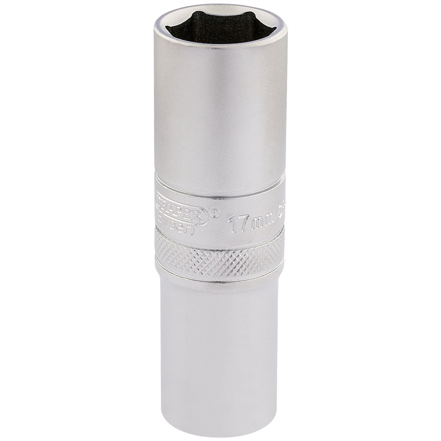 Draper 16649 6 Point Metric Deep Socket 1/2" Sq. Dr. 17mm Draper