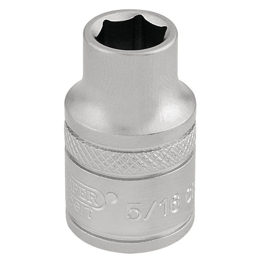 Draper 16549 6 Point Imperial Socket 3/8" Sq. Dr. 5/16" Draper