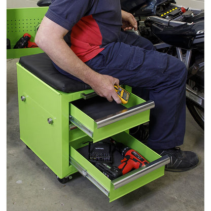 Sealey AP556CSHVKIT 4pc Rollcab & Utility Seat Kit with Creeper Sealey