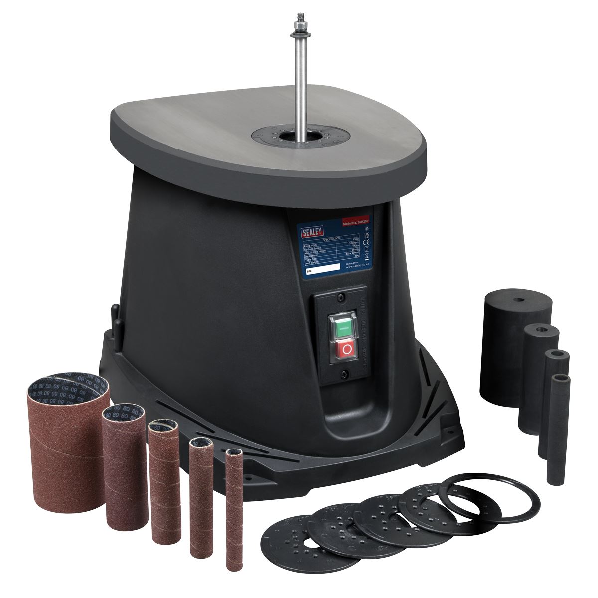 Sealey SM1200 Oscillating Spindle/Bobbin Sander 450W Sealey