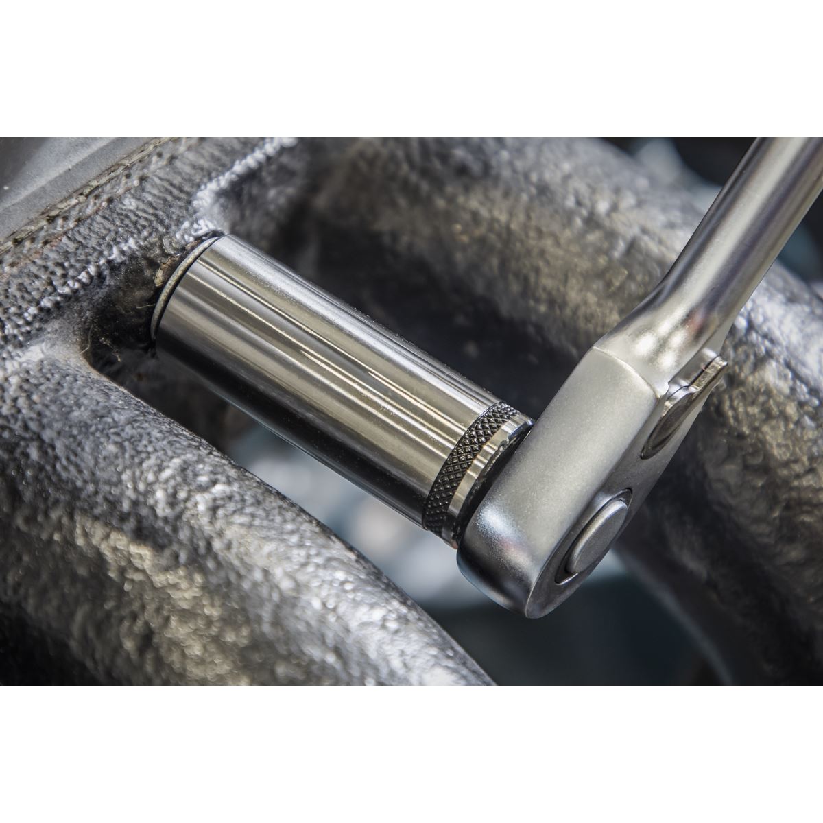 Sealey AK7991 Socket Set Deep 13pc 1/4"Sq Drive Metric - Premier Black Sealey