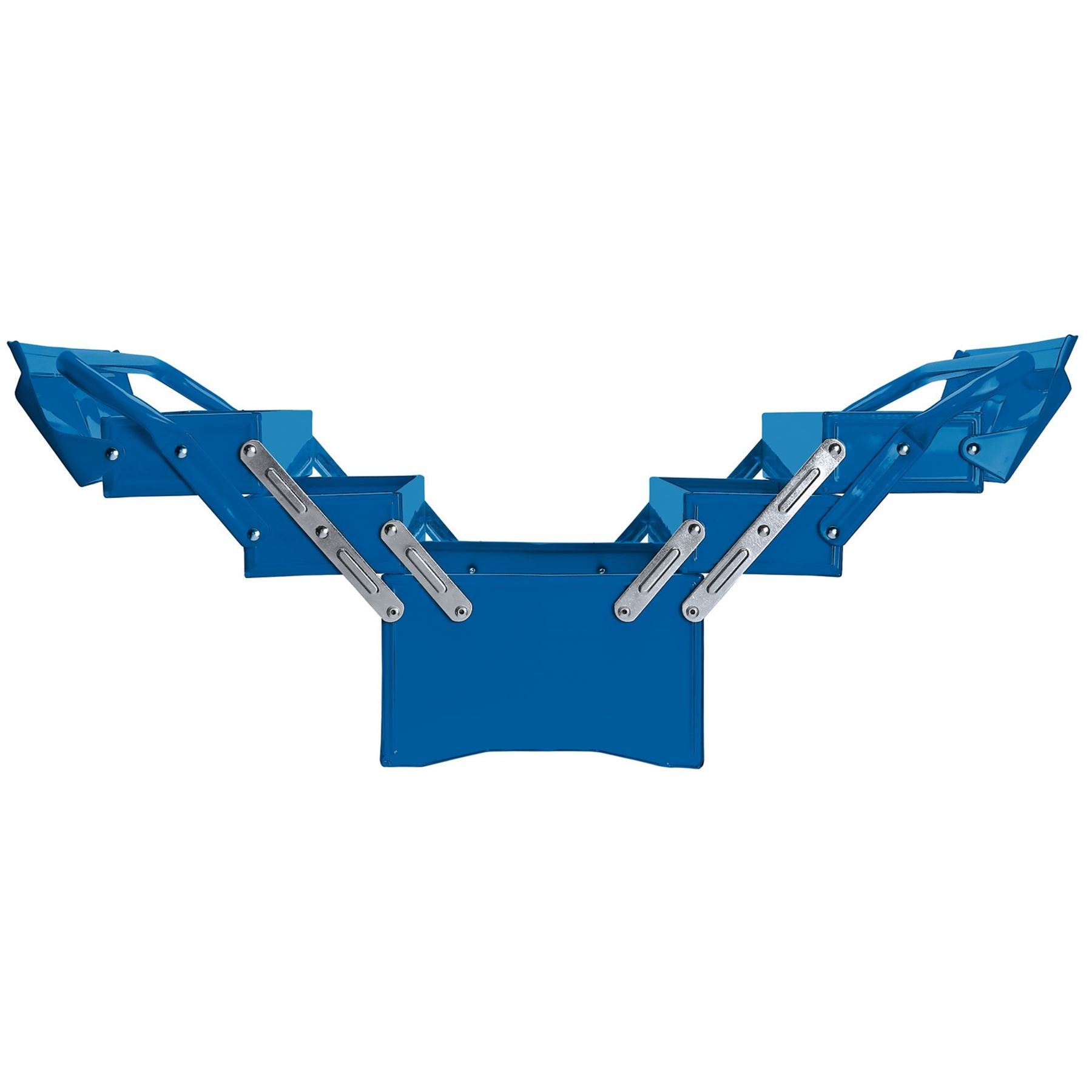 Draper 86671 Extra-Long Four Tray Cantilever Tool Box 495mm Blue Draper