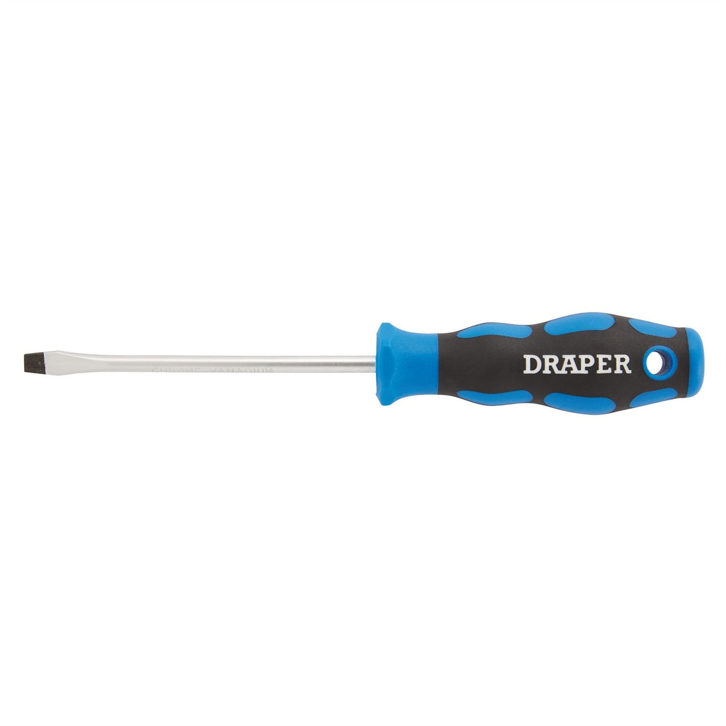 Draper 48922 Soft Grip Plain Slot Screwdriver 5.0 x 100mm Draper