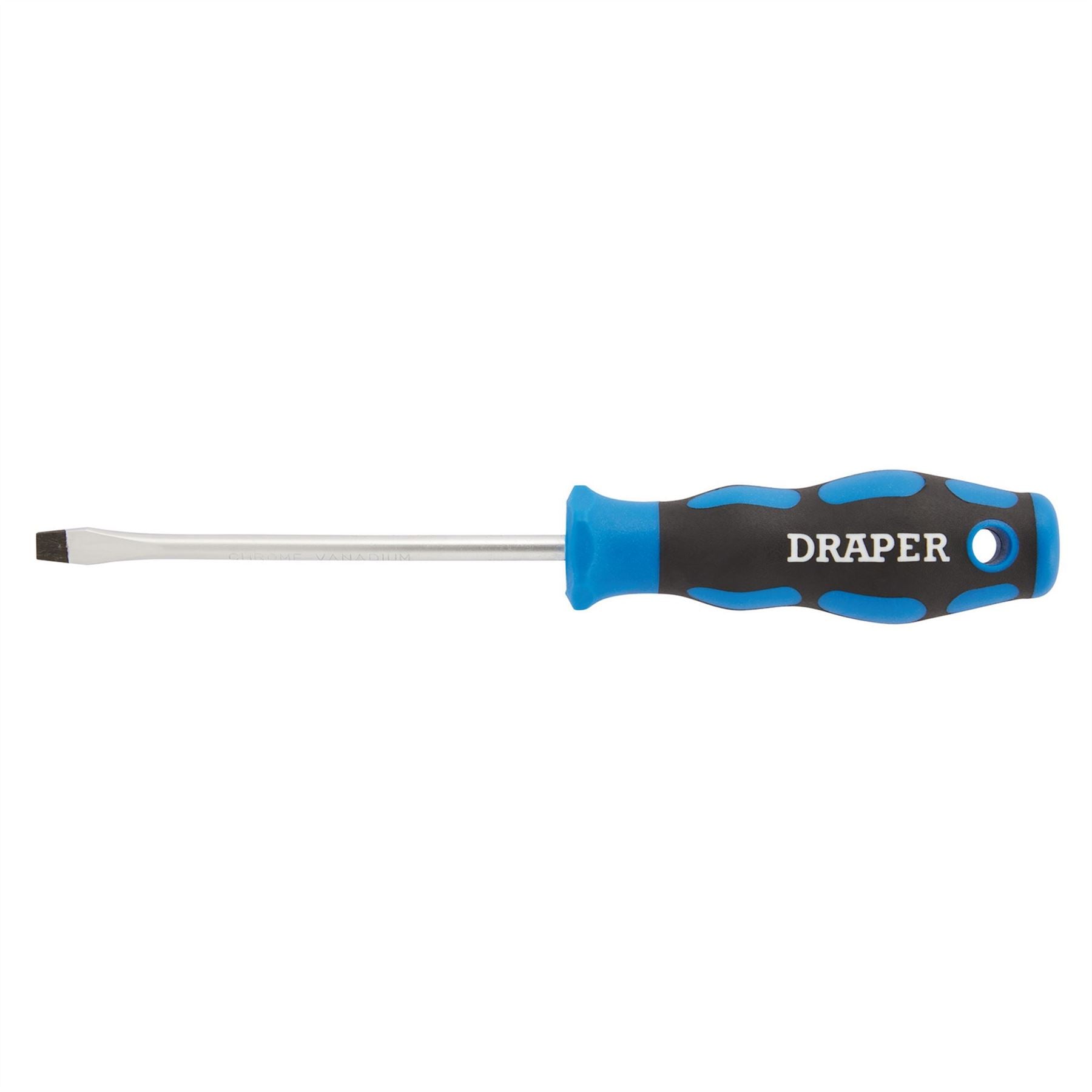 Draper 48922 Soft Grip Plain Slot Screwdriver 5.0 x 100mm Draper