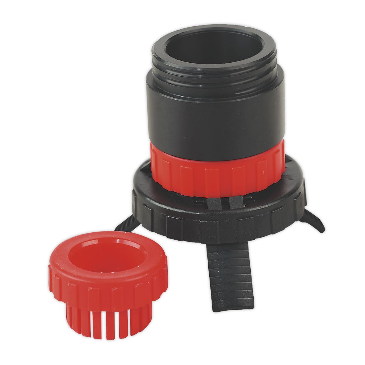 Sealey SOLV/SFX Universal Drum Adaptor fits SOLV/SF to Plastic Pouring Spouts Sealey