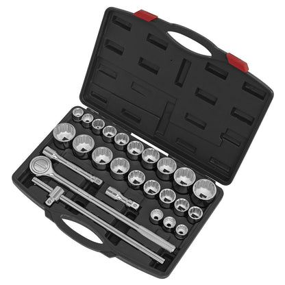 Sealey AK2582 Socket Set 26pc 3/4"Sq Drive 12-point WallDrive® Sealey
