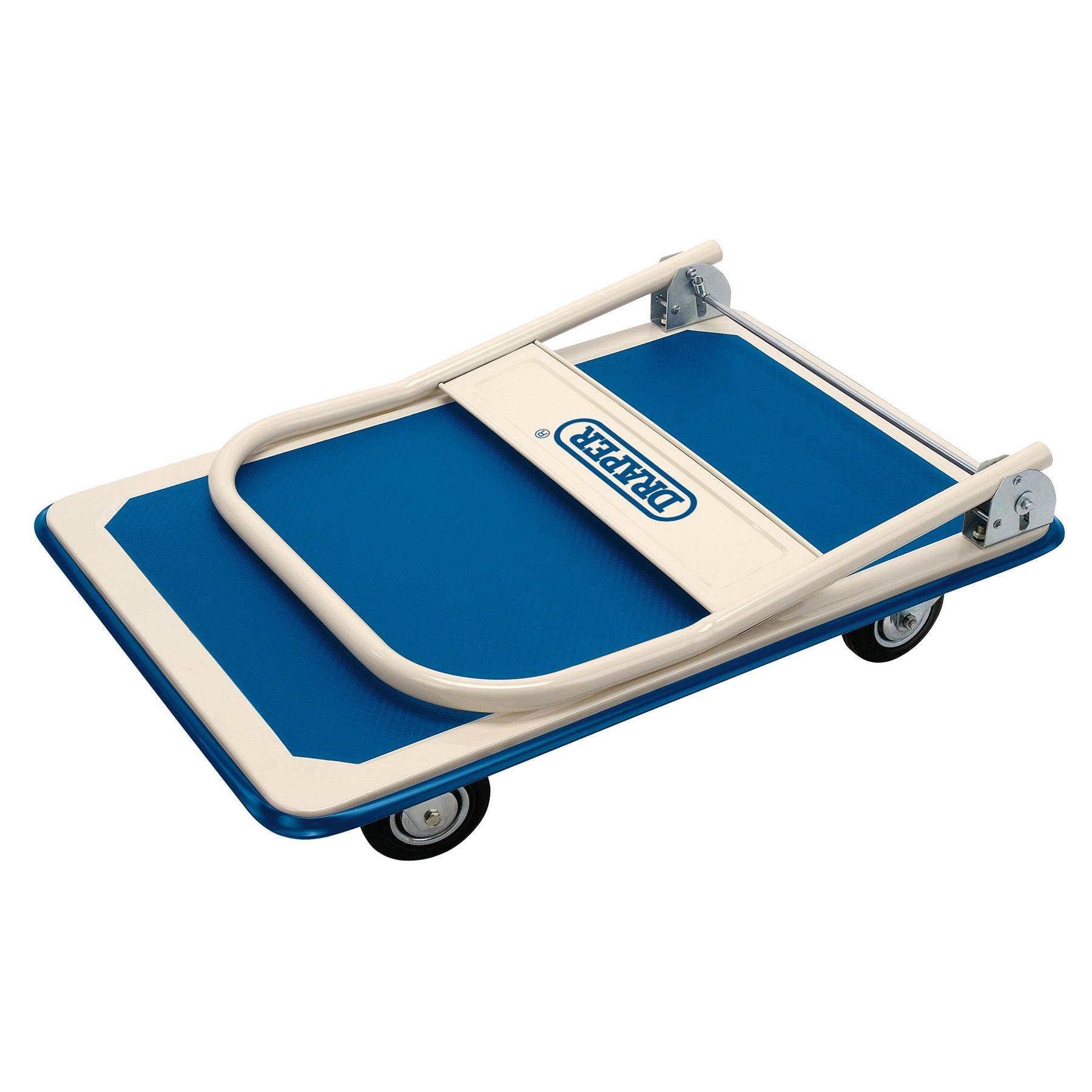 Draper 04692 Platform Trolley with Folding Handle 900 x 600 x 850mm 300kg Draper