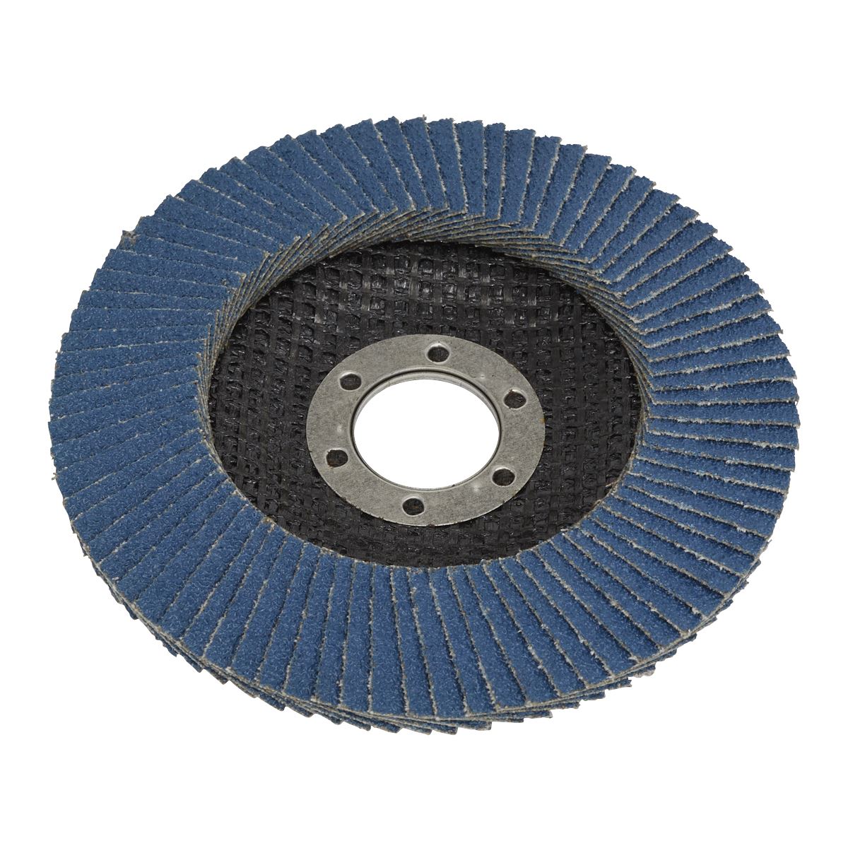 Sealey FD11560 Flap Disc Zirconium Ø115mm Ø22mm Bore 60Grit Sealey