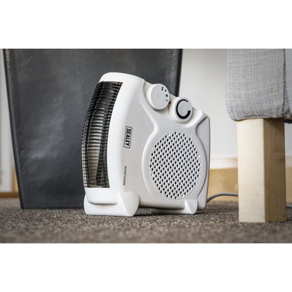 Sealey FH2010 Fan Heater 2000W/230V 2 Heat Settings & Thermostat Sealey