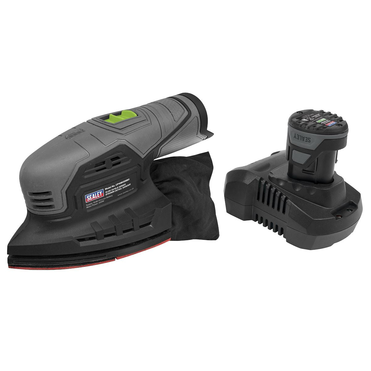 Sealey CP108VDS Cordless 150mm Detail Sander 10.8V 2Ah SV10.8 Sealey
