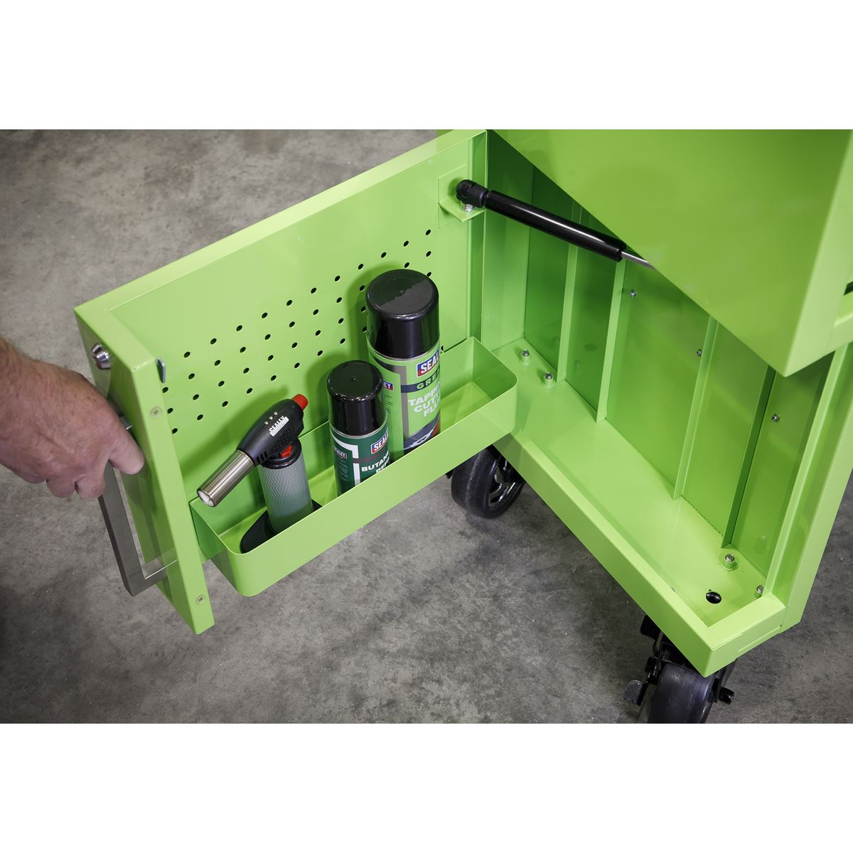 Sealey AP556CSHV Rollcab 3 Drawer & Utility Seat Sealey