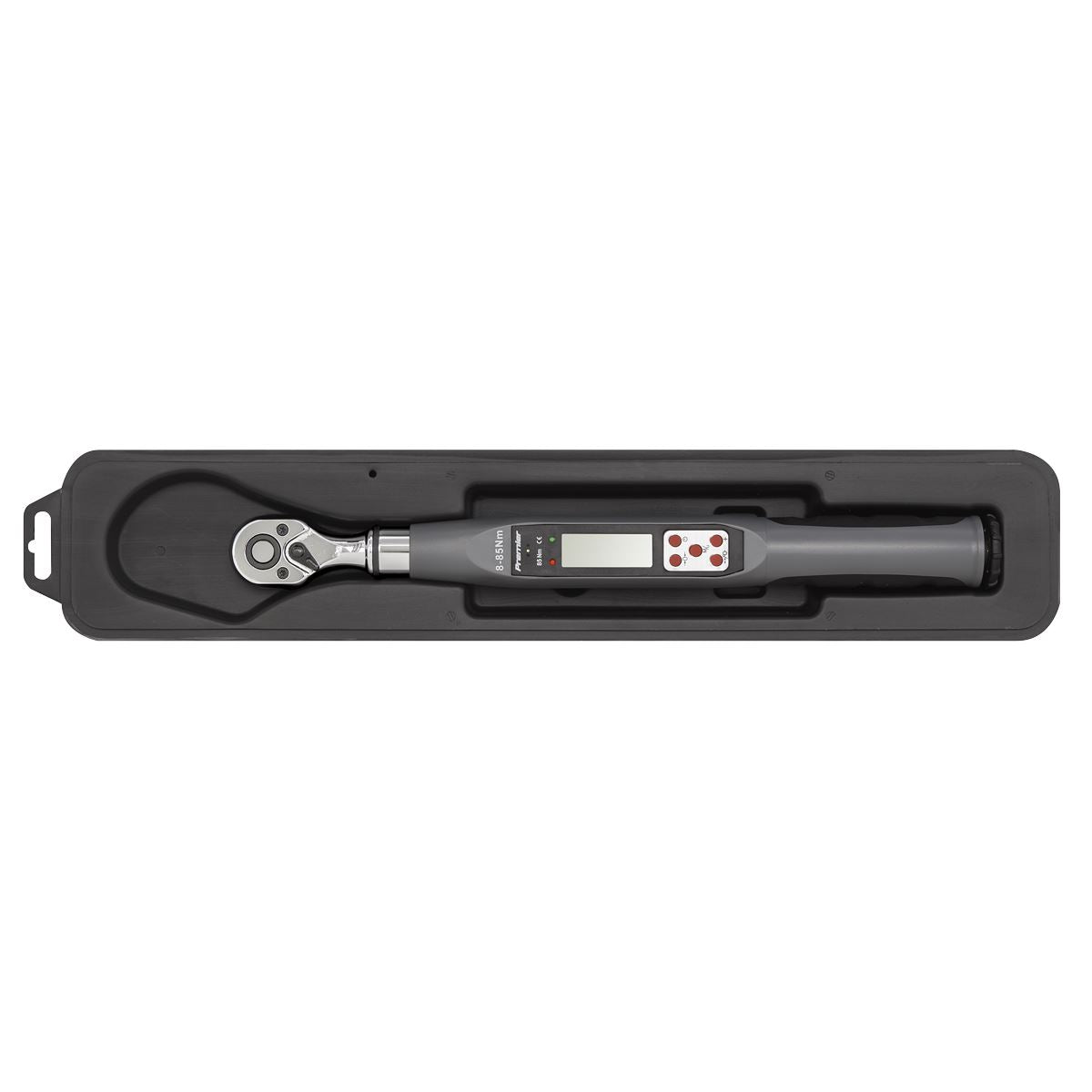 Sealey STW308 Torque Wrench Digital 3/8"Sq Drive 8-85Nm(5.9-62.7lb.ft) Sealey