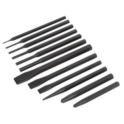 Siegen S0802 Punch & Chisel Set 12pc Siegen