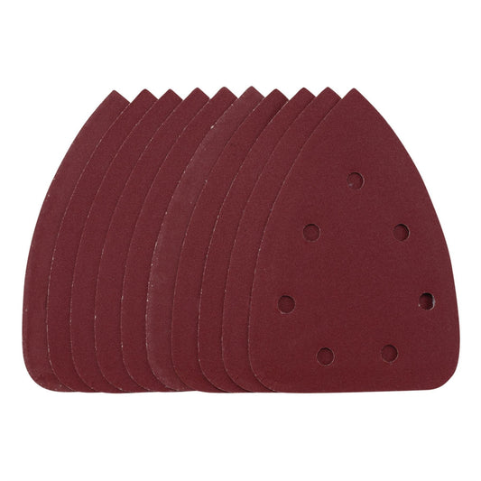 Draper 08625 Detail Sanding Sheets with Hook and Loop 140mm 240 Grit SSD6 Pack of 10 Draper