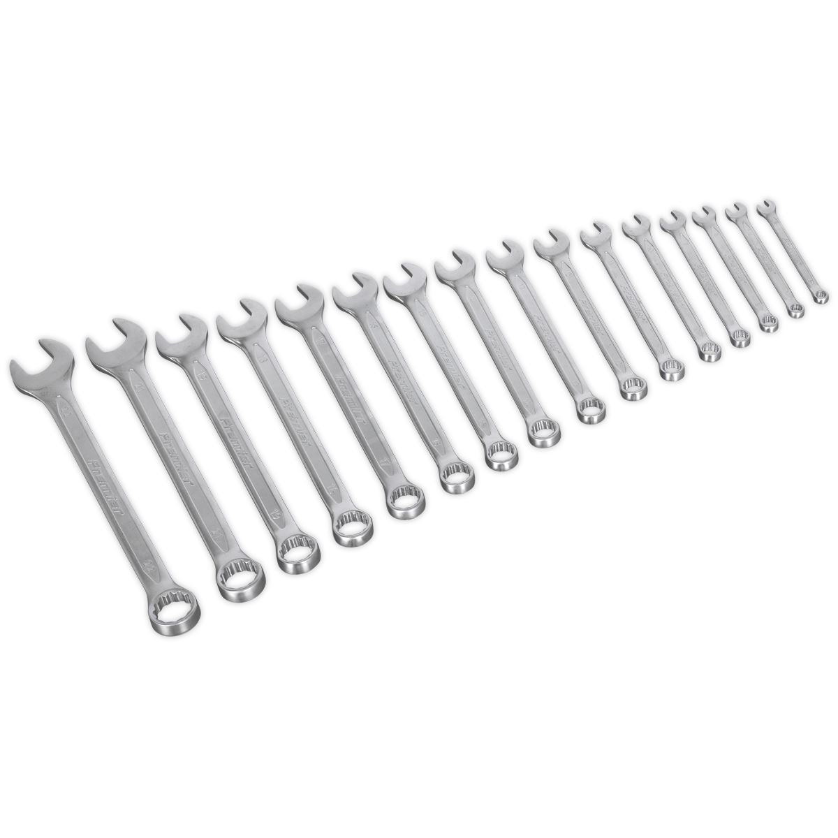Sealey AK63255 Combination Spanner Set 16pc Metric Sealey