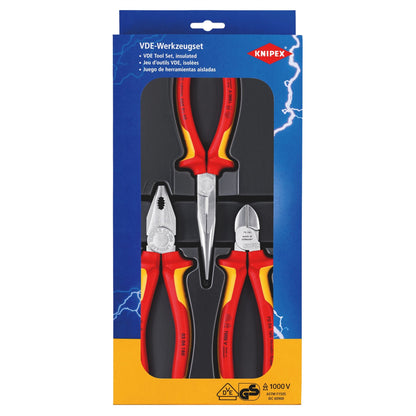Knipex 44948 00 20 12 VDE Plier Assembly Pack 3 Piece Knipex