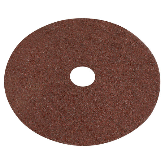 Sealey WSD424 Fibre Backed Disc Ø100mm - 24Grit Pack of 25 Sealey
