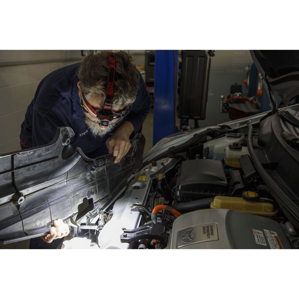 Sealey HT106LED Head & Hat Torch with Auto-Sensor 3W SMD LED Sealey