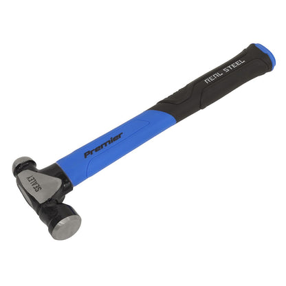 Sealey BPHG16 Ball Pein Hammer with Fibreglass Shaft 16oz Sealey
