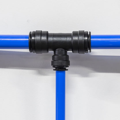 Sealey CAS2215T Reducing Tee 22-15mm Pack of 5 (John Guest Speedfit® - PM3022AE) Sealey