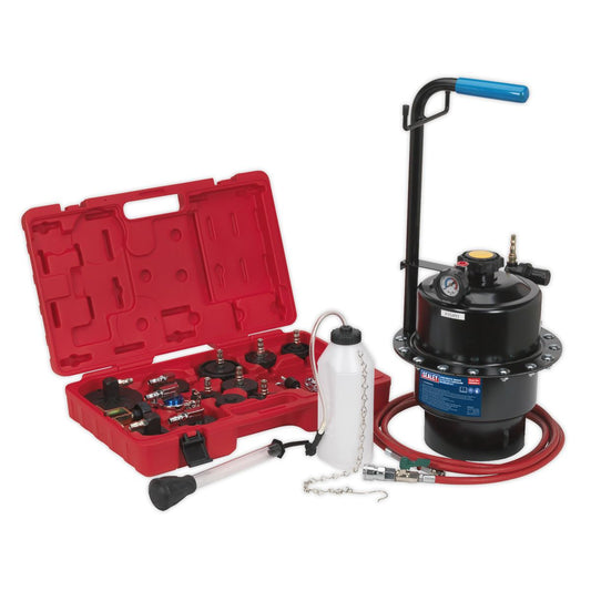 Sealey VS0204 Pneumatic Brake & Clutch Pressure Bleeder Kit Sealey