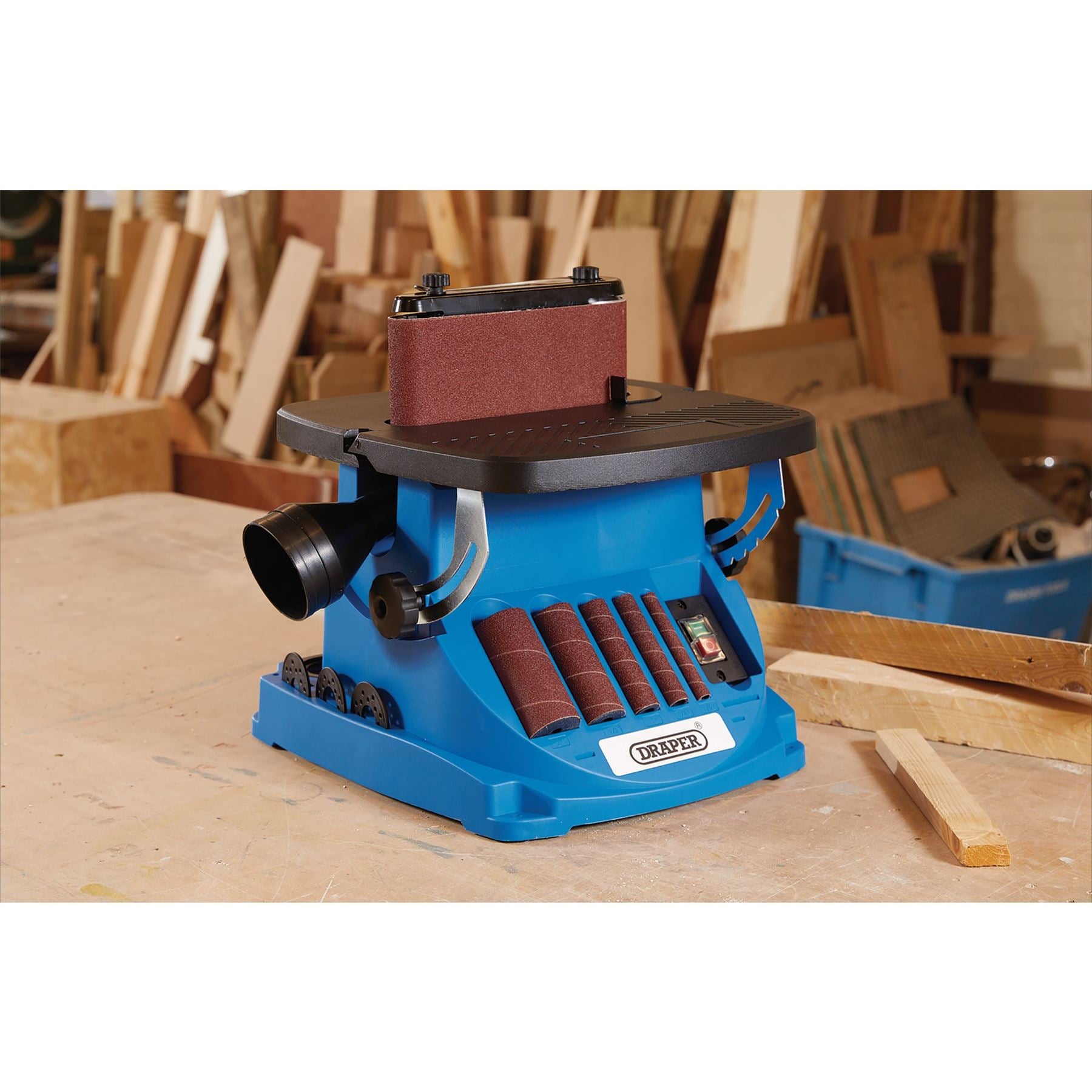 Draper 98425 230V Oscillating Spindle and Belt Sander 450W Draper