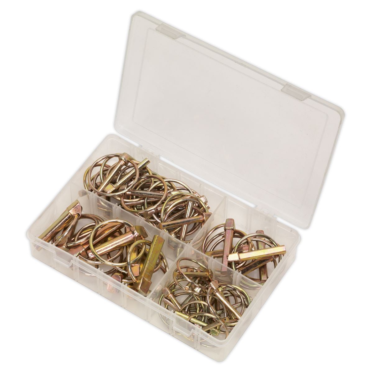 Sealey AB022LP Linch Pin Assortment 50pc Metric Sealey