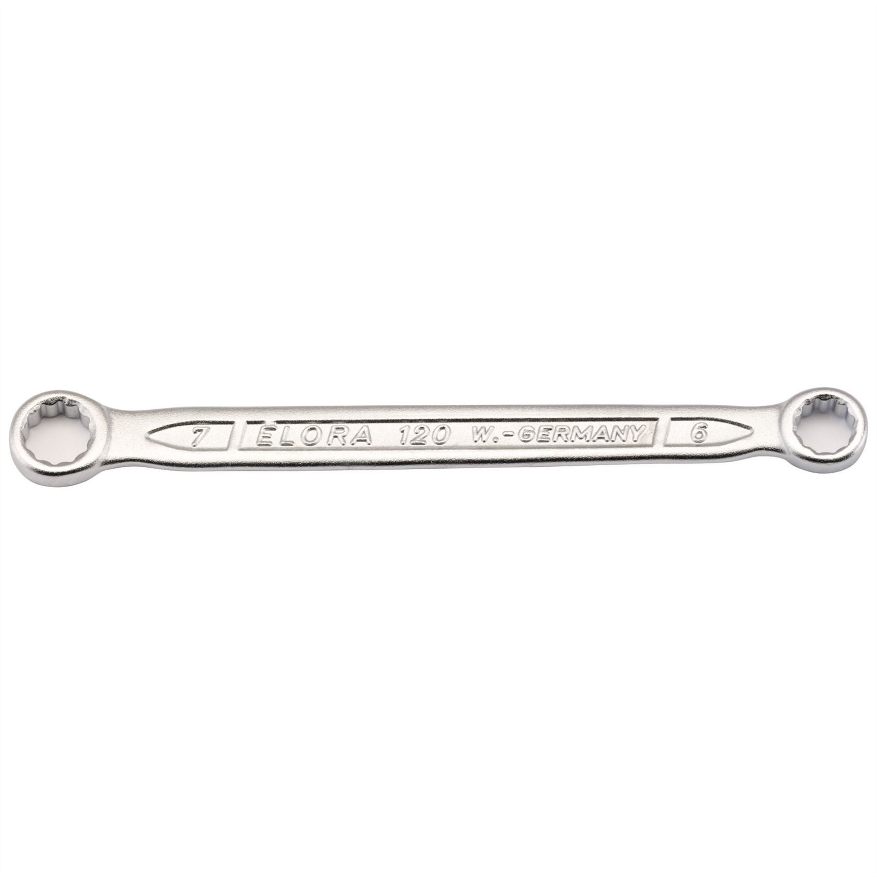 Elora 94354 Flat Metric Ring Spanner 6 x 7mm Elora