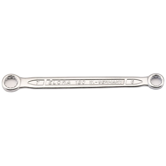 Elora 94354 Flat Metric Ring Spanner 6 x 7mm Elora