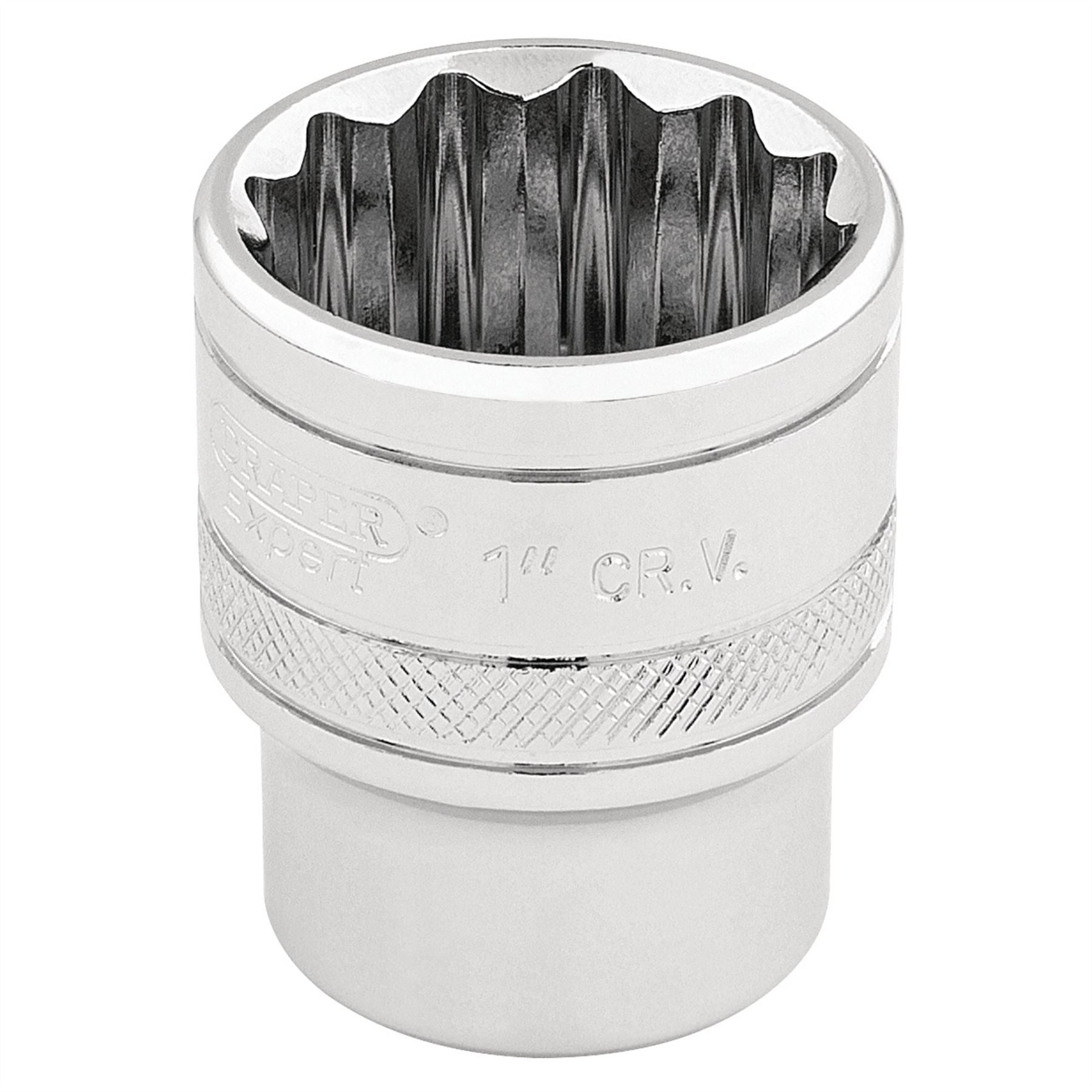 Draper 49484 HI-TORQ® 12 Point Socket 3/8" Sq. Dr. 1" Draper