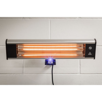 Sealey IWMH1809R High Efficiency Carbon Fibre Infrared Wall Heater 1800W/230V Sealey