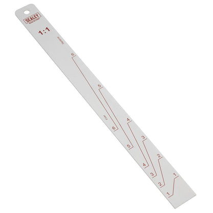 Sealey PA07 Aluminium Paint Measuring Stick 1:1/3:1 Sealey