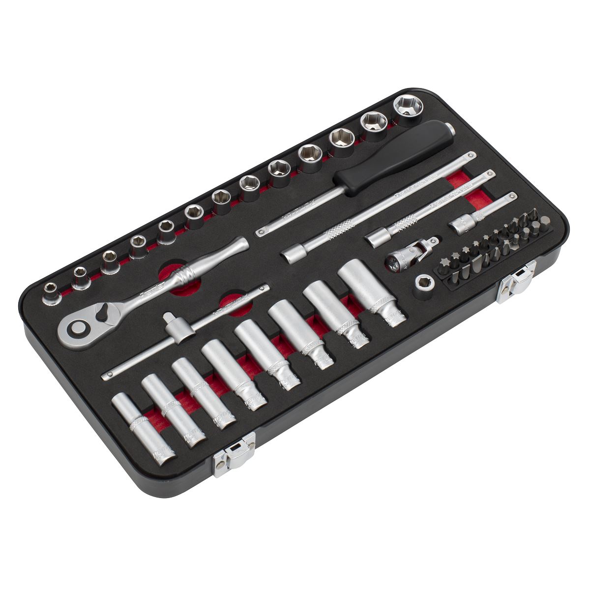 Sealey AK7920 Socket Set 49pc 1/4"Sq Drive Premier Platinum Sealey