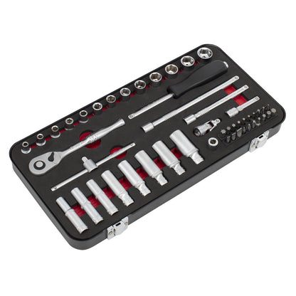 Sealey AK7920 Socket Set 49pc 1/4"Sq Drive Premier Platinum Sealey