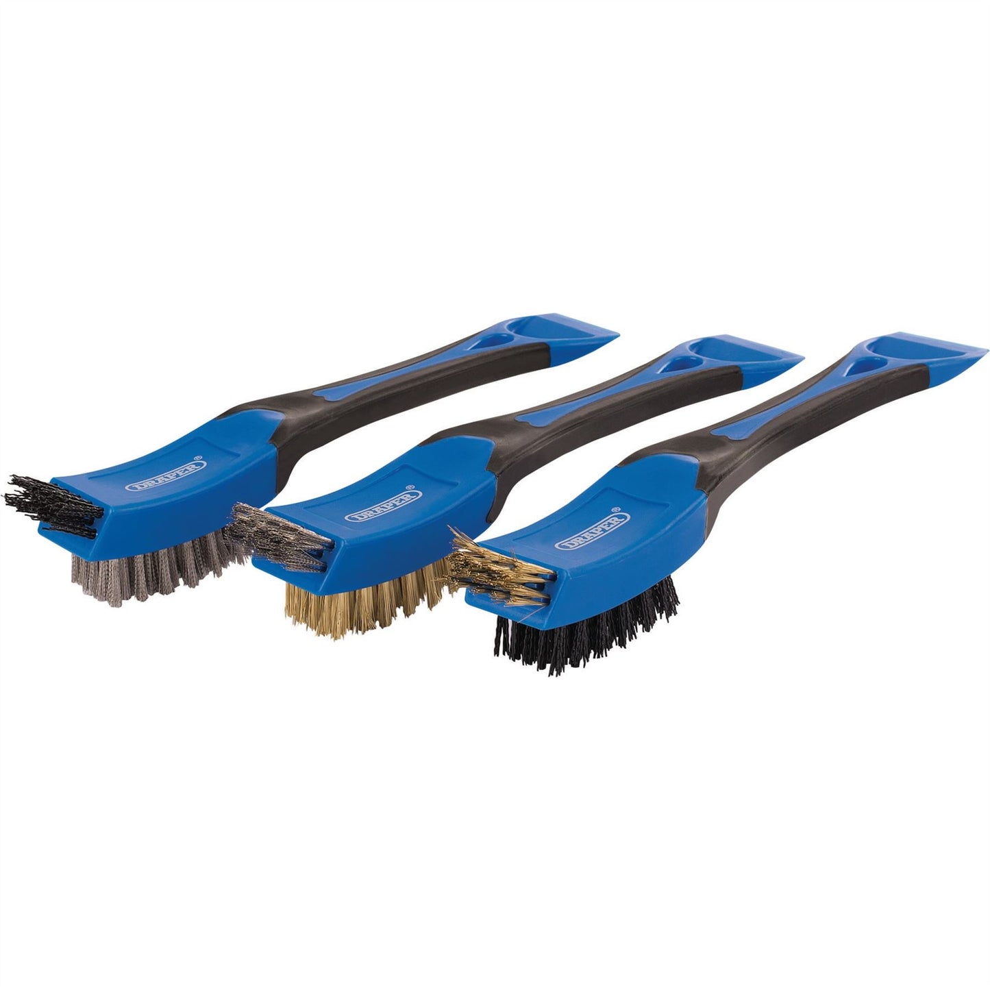 Draper 17186 Mini Wire Brush Set 3 Piece Draper