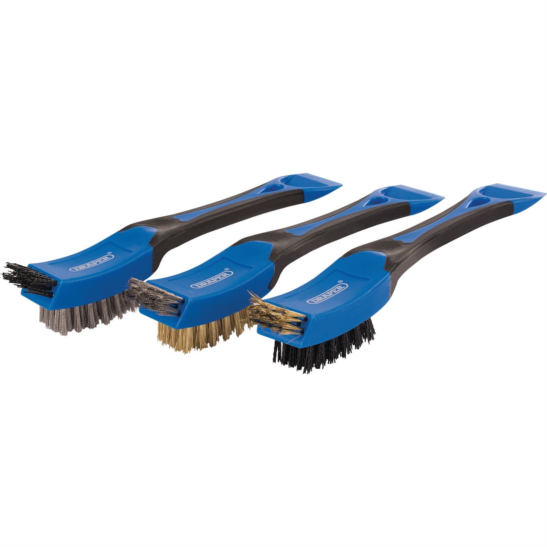 Draper 17186 Mini Wire Brush Set 3 Piece Draper
