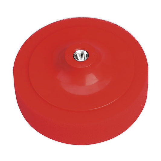 Sealey PTC/CH/M14-R Buffing & Polishing Foam Head Ø150 x 50mm M14 x 2mm Red/Ultra-Soft Sealey