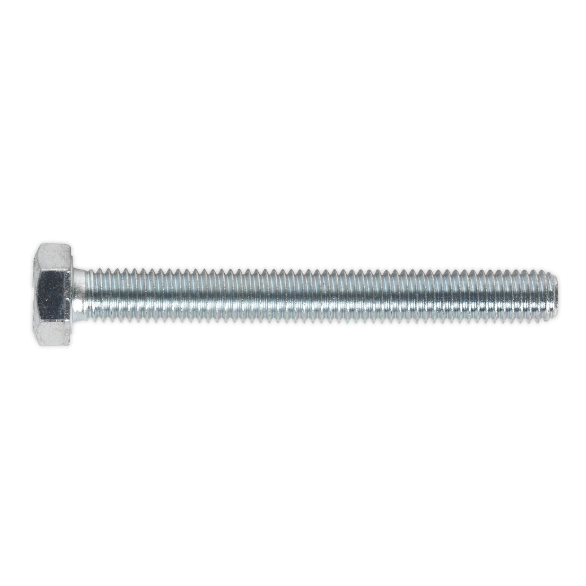 Sealey SS870 HT Setscrew M8 x 70mm 8.8 Zinc Pack of 25 Sealey
