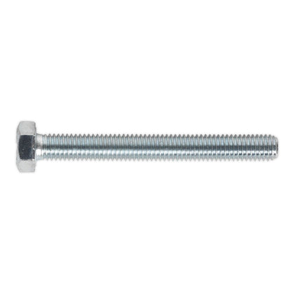 Sealey SS870 HT Setscrew M8 x 70mm 8.8 Zinc Pack of 25 Sealey