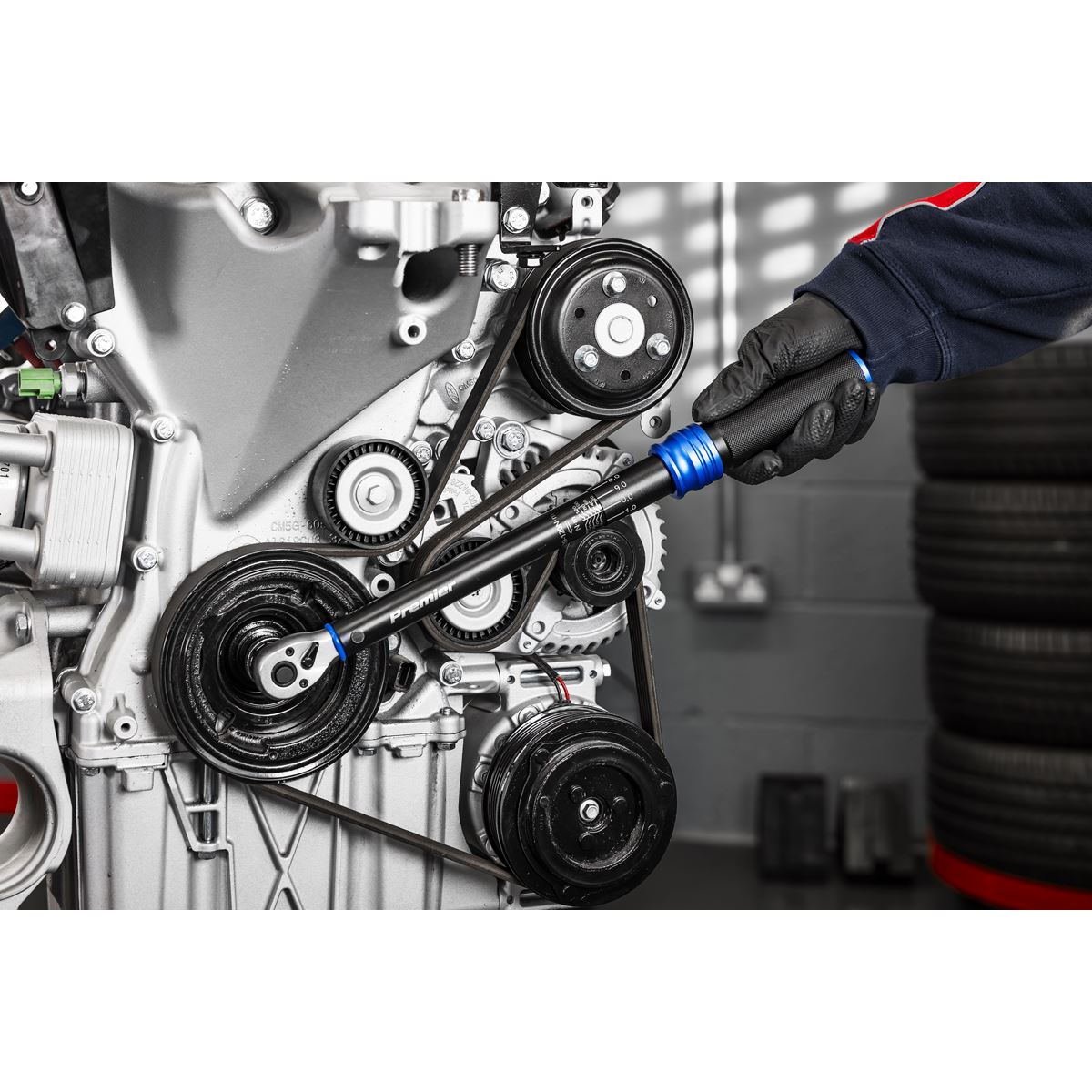 Sealey STW909SETB Premier Black Torque Wrench Micrometer & Torque Screwdriver Set 4pc